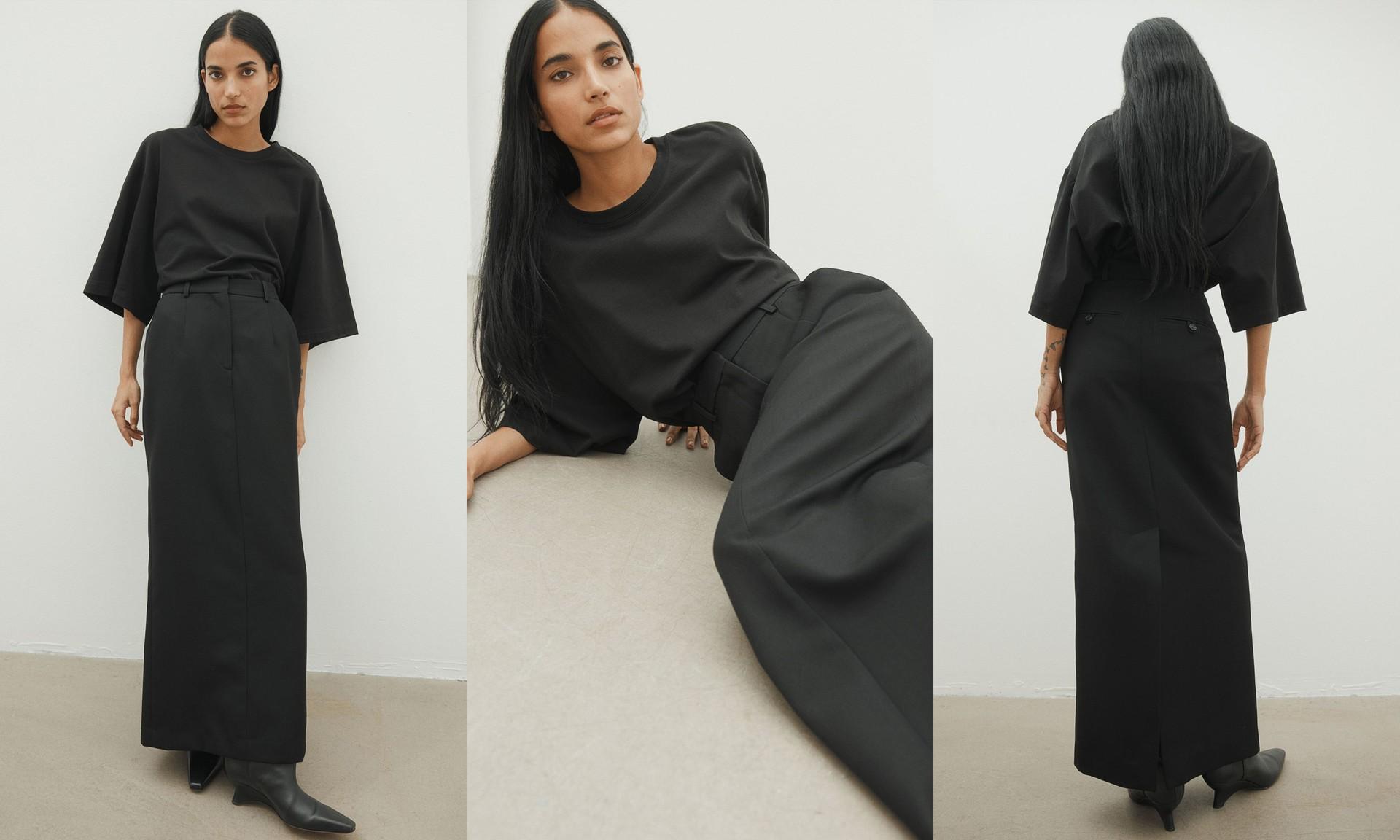 Wool-Blend Pencil Skirt, AED 699 | H&M