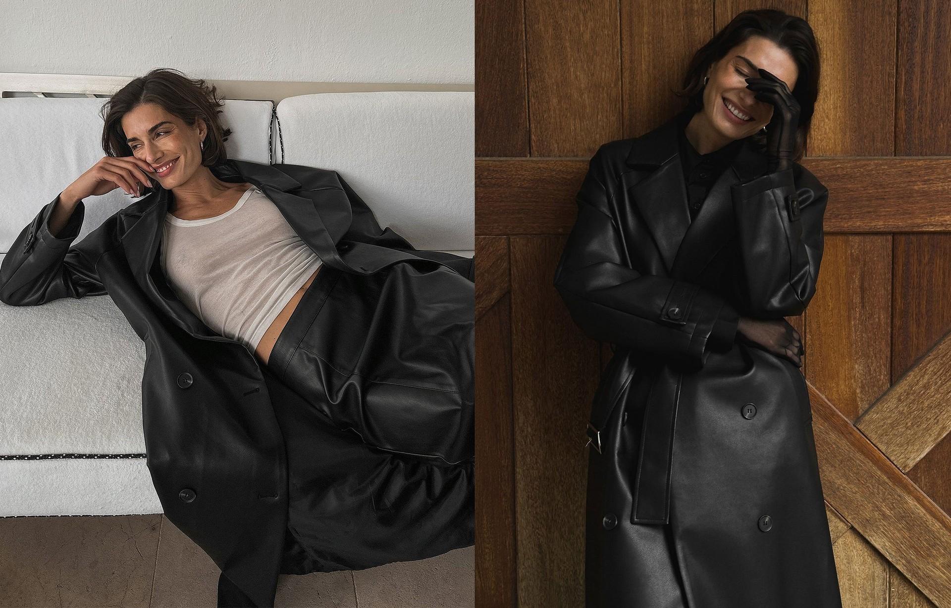 Belted Pu Trenchcoat from NA-KD