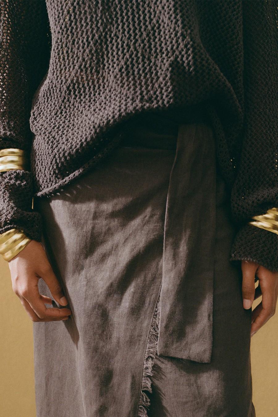 Rigid Bracelet With Relief from Mango