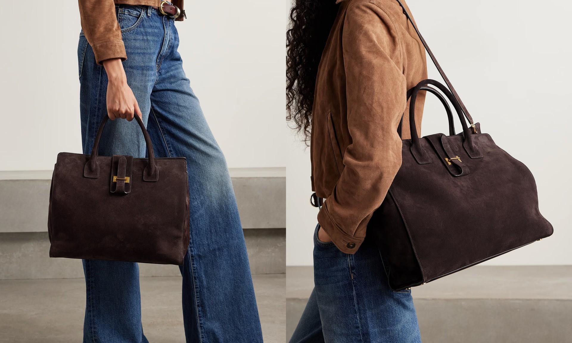 Lou Suede Tote, AED 8,850 | Nili Lotan