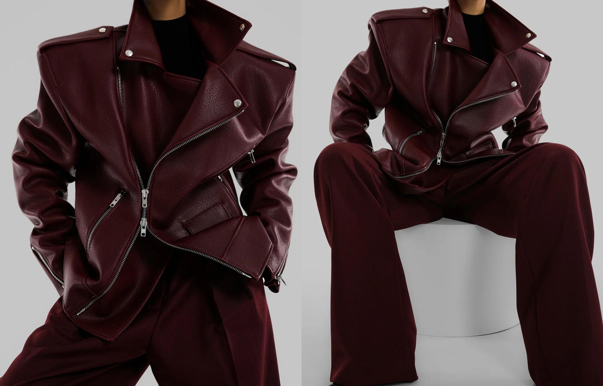 Chicago Oversized Biker Jacket from The Frankie Shop