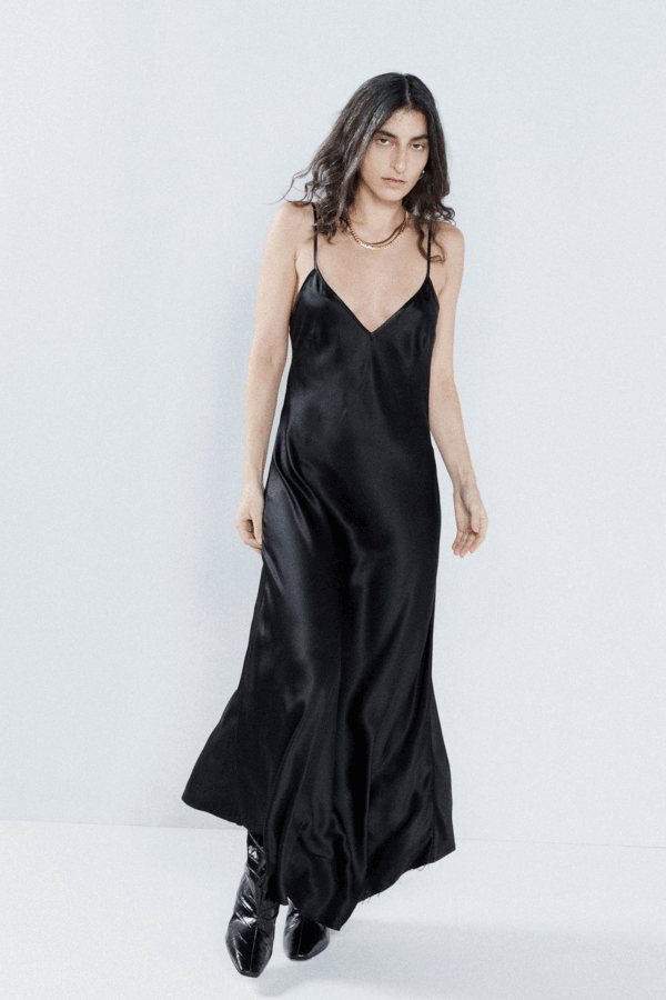 Silk-Satin Slip Dress from RAEY