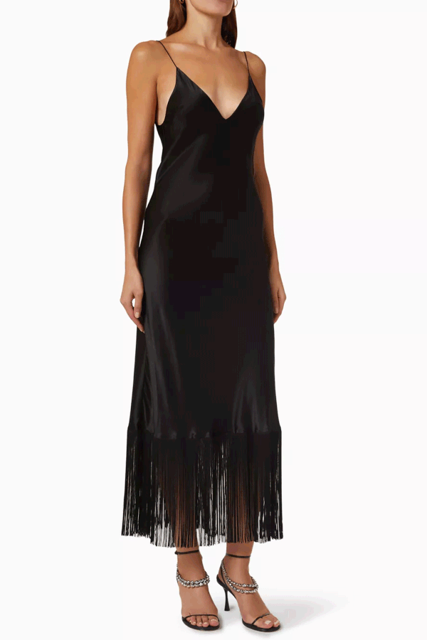 Fringed Slip Dress from Studio Amelia