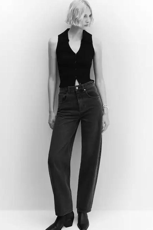 High-Waist Balloon Jeans from Mango