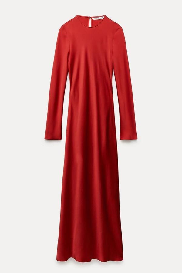 Low-Cut Back Dress from Zara