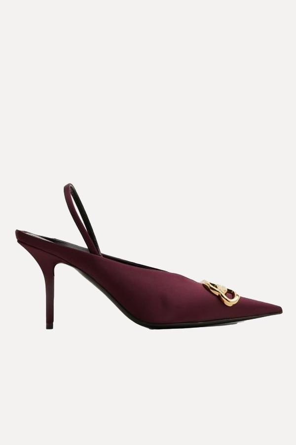 BB Square Knife Slingback Pumps from Balenciaga
