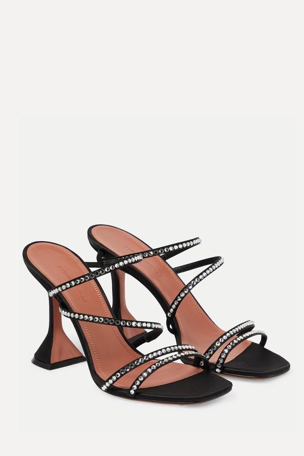 Naima Embellished Satin Sandals from Amina Muaddi'