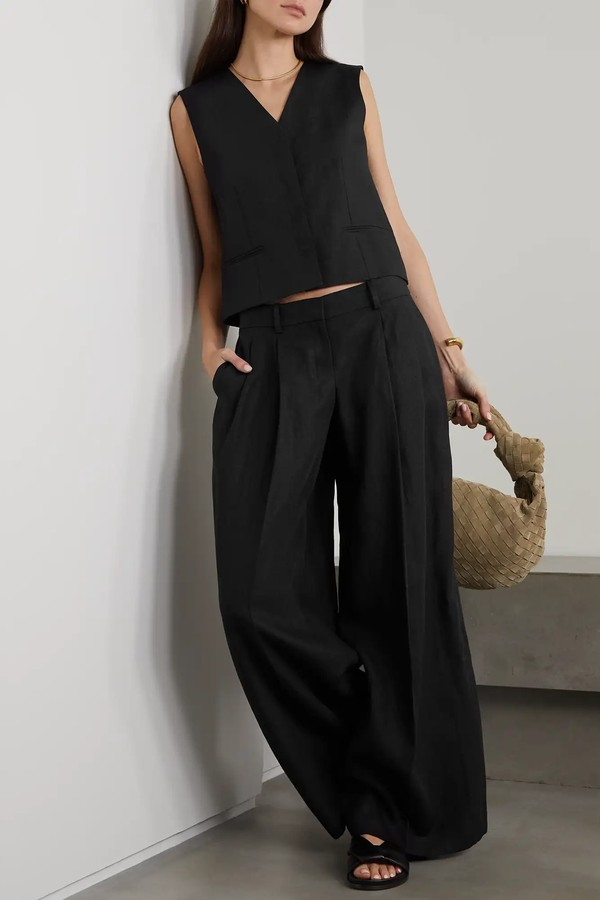 Galena Linen Vest from Theory