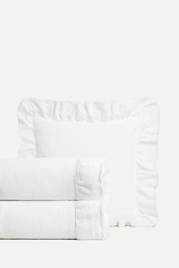 Ruffle Trim Bedspread