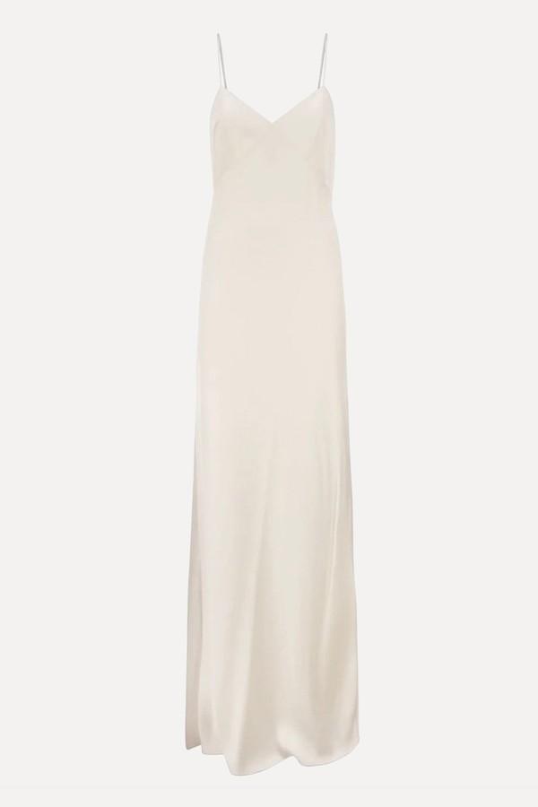 V-Neck Satin Slip Dress from Max Mara