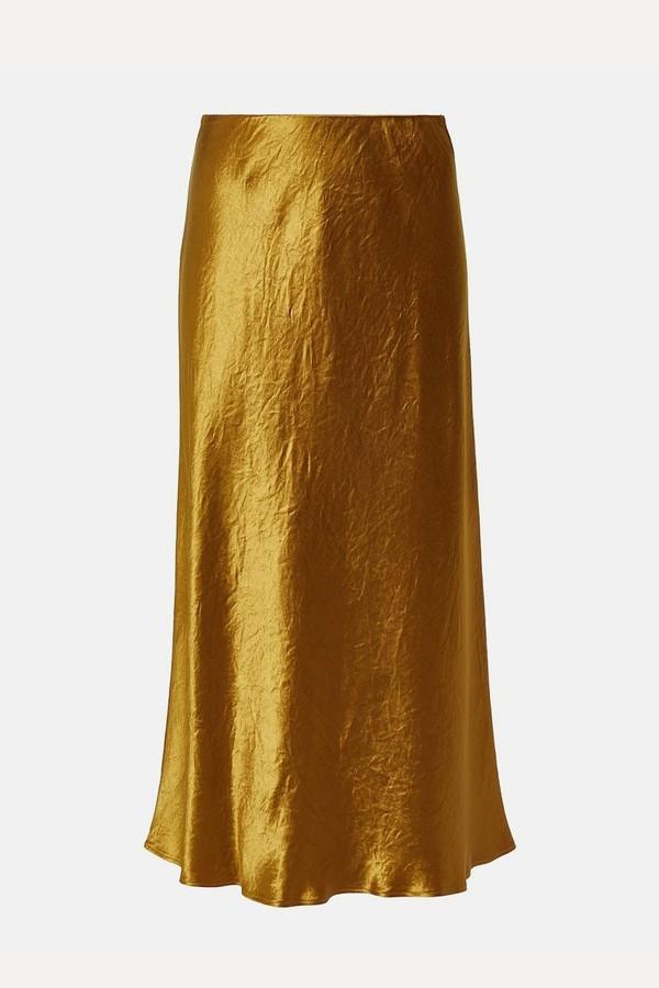 Leisure Alessio Satin Midi Skirt from Max Mara