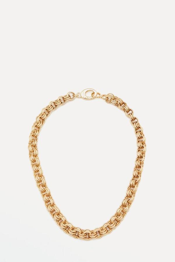 Gold-Plated Multi-Strand Necklace from Massimo Dutti