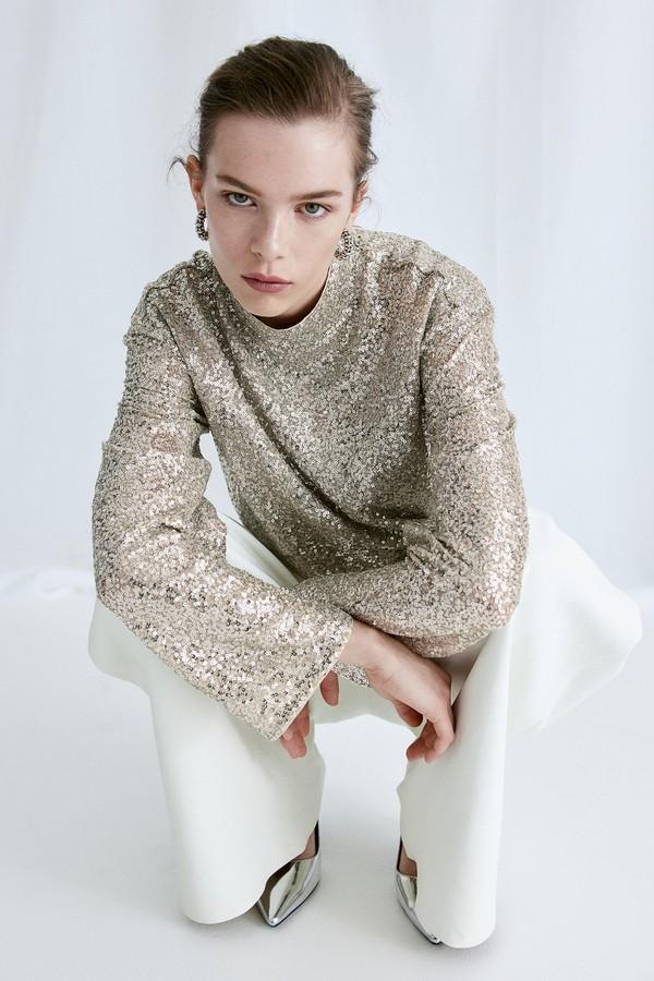 Sequined Blouse
