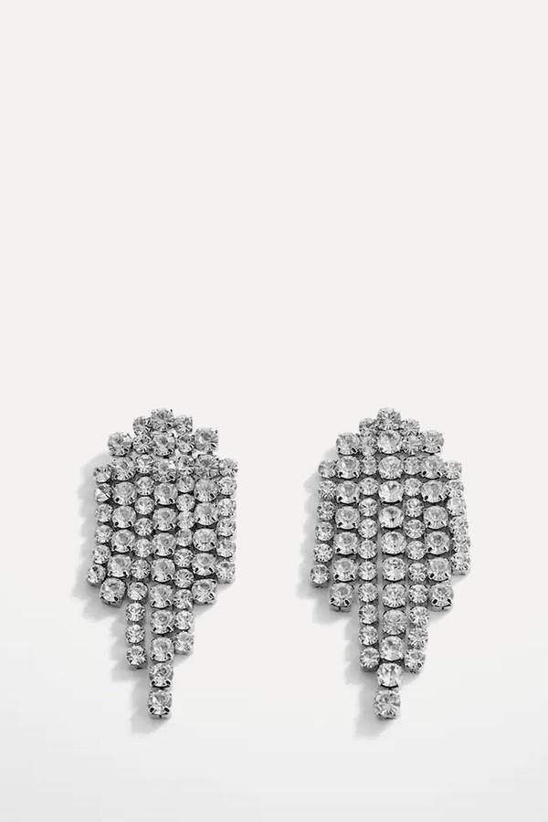Crystal Waterfall Earrings