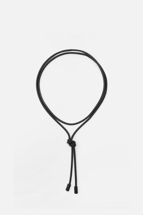 Circular Leather Belt from Zara