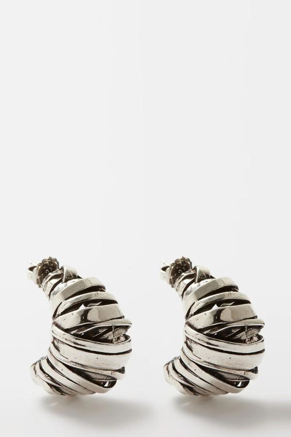 Blass Silver-Plated Earrings from Paola Sighinolfi