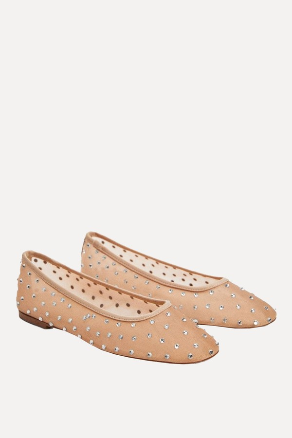Rhinestone Ballerinas from Mango
