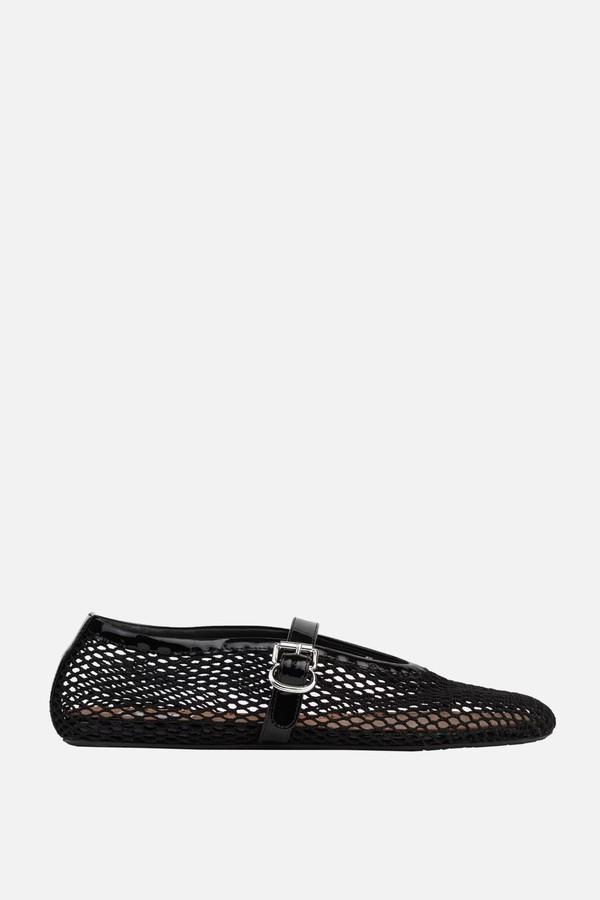 Fishnet Ballet Flats from Alaïa