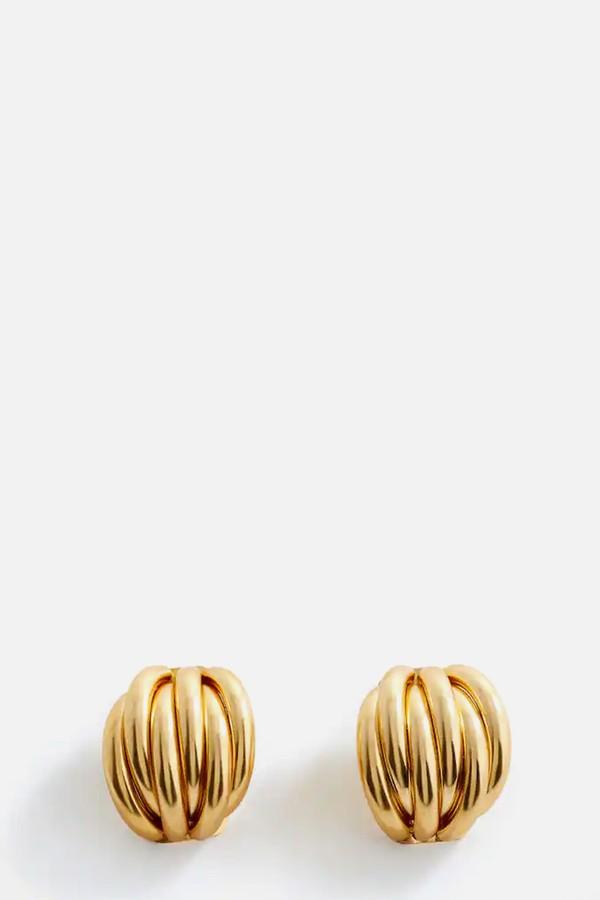 Crossover Earrings from Mango