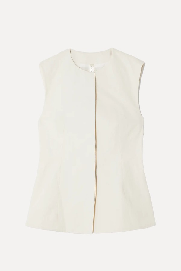 Organic Cotton-Twill Vest from Lauren Manoogian X NET Sustain