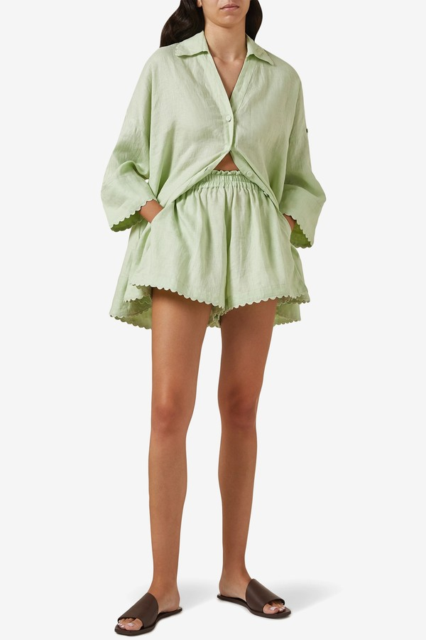 Lora Scalloped Shorts from Morton Mac