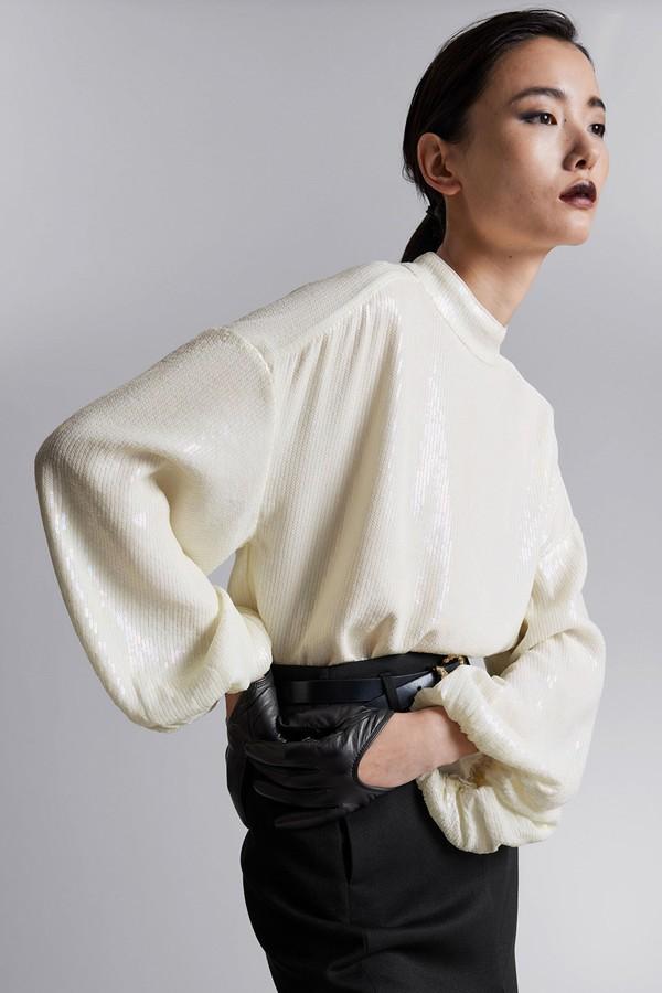 Relaxed Sequin Top from & Other Stories