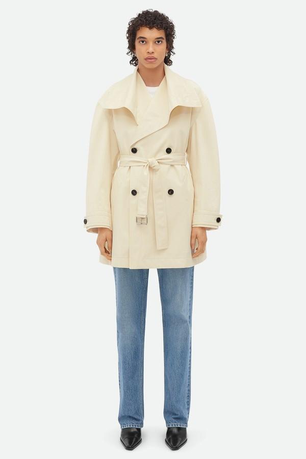 Light Cotton Twill Trench Coat from Bottega Veneta