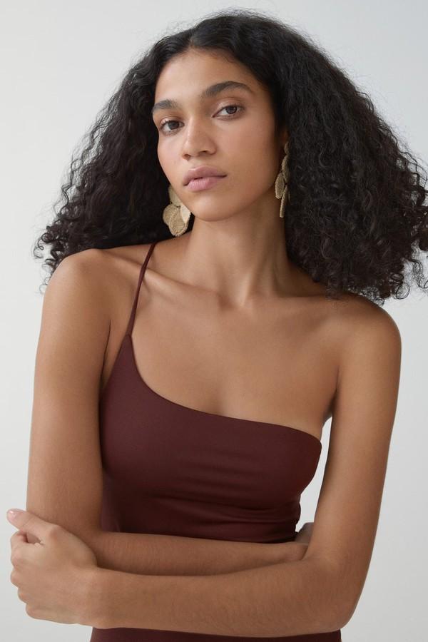 Asymmetric Swimming Costume Beads