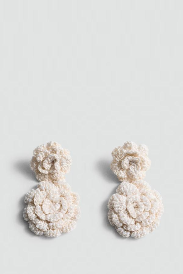 Crochet Flower Earrings