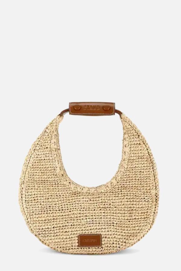 Moon Tote Raffia Bag from Staud
