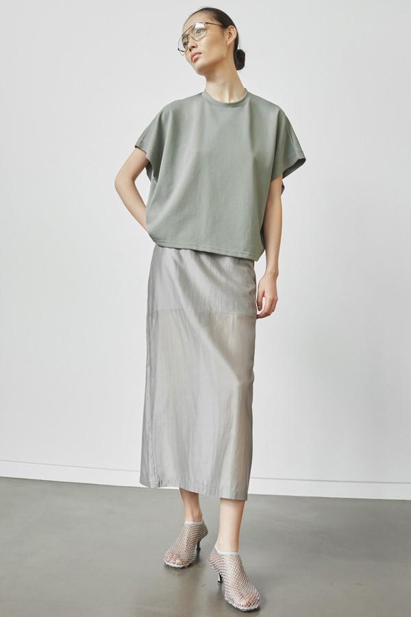 Lenore Semi Sheer Midi Skirt from The Frankie Shop