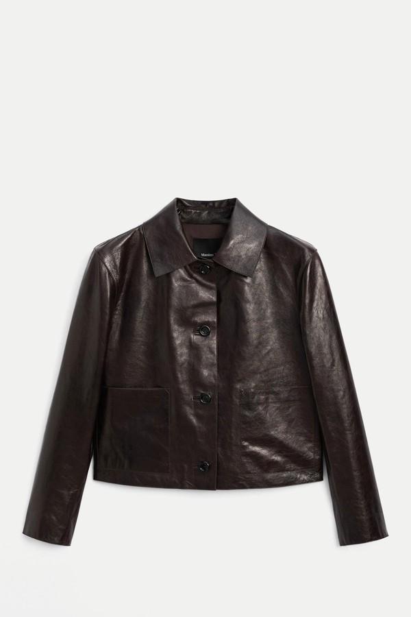 Nappa Leather Crunch Jacket