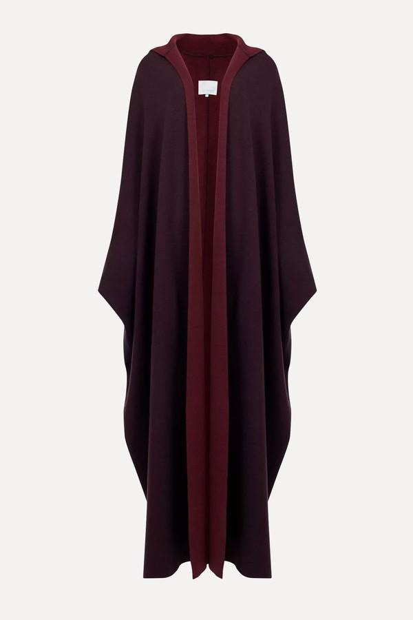 Double-Face Sailor-Collar Wool-Blend Bisht from Leem