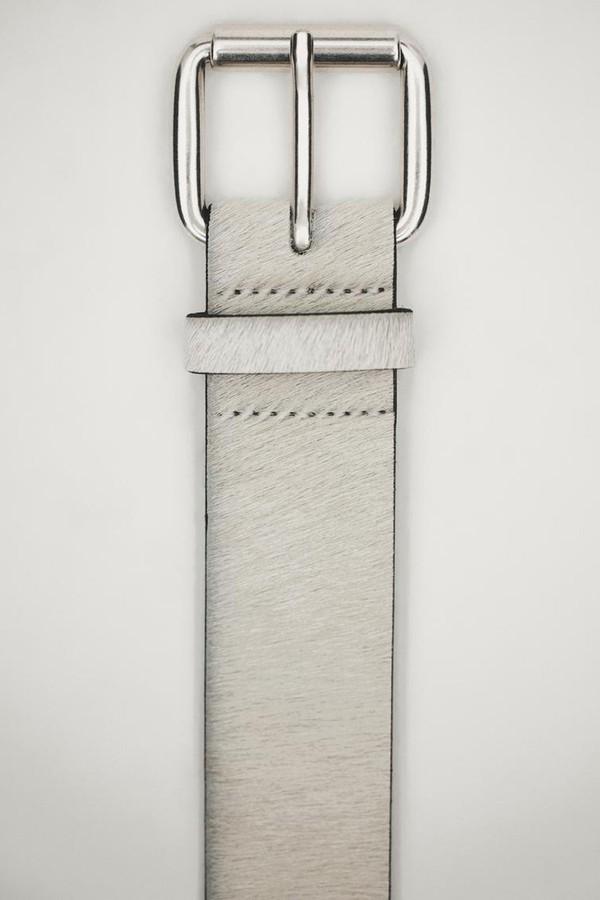 Hair On Leather Belt