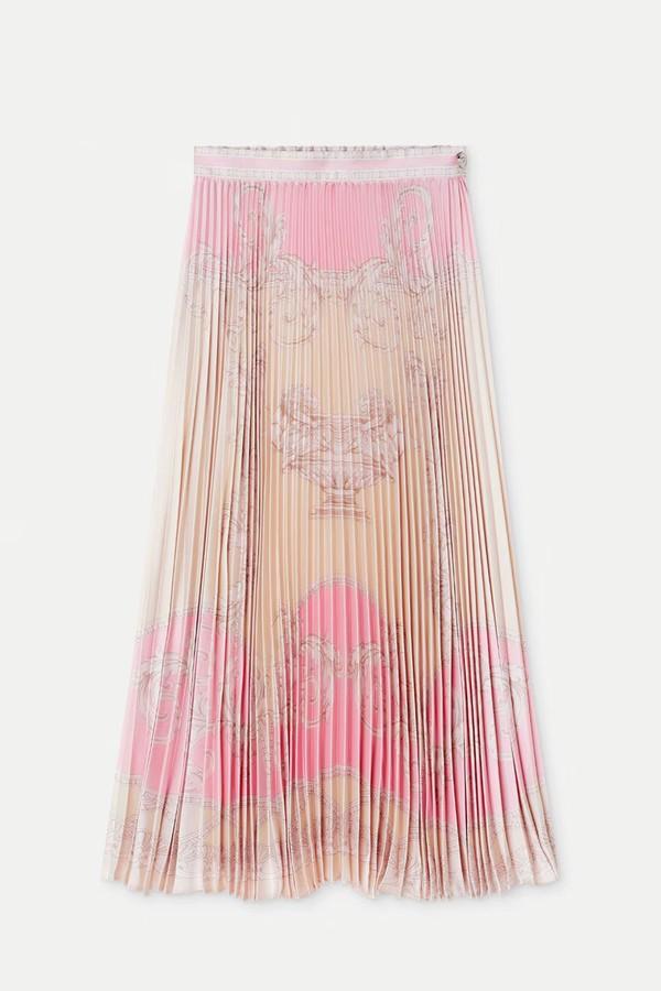 La Coupe des Dieux Pleated Midi Skirt