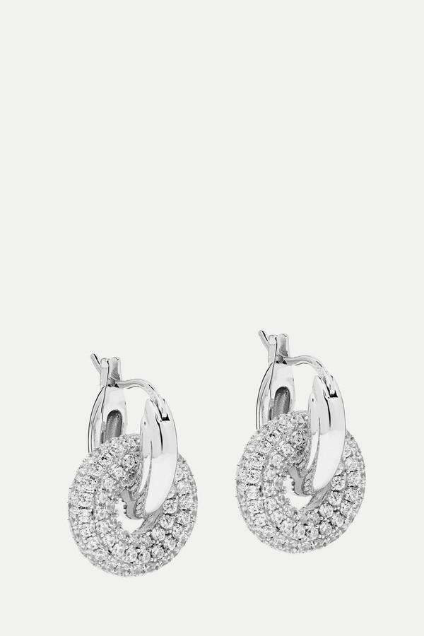 Mixe Crystal Earrings from Black Suede Studio