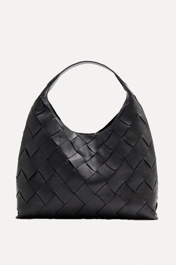 Braided Leather Tote Bag from & Other Stories