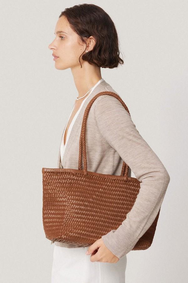 Woven Leather Tote Bag from Jigsaw
