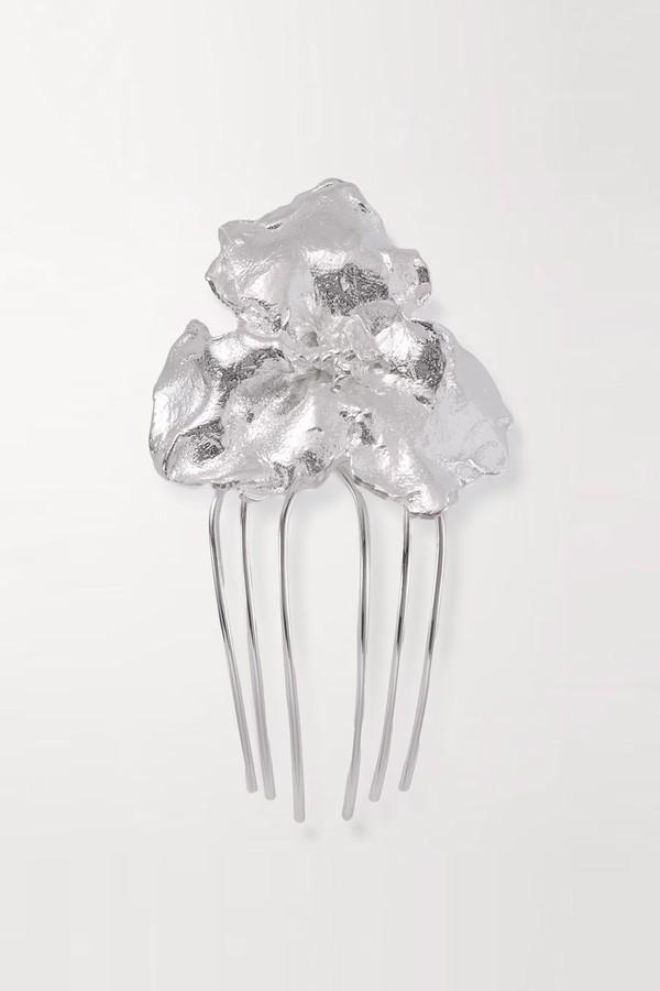 Silver-Plated Hair Comb from Completedworks