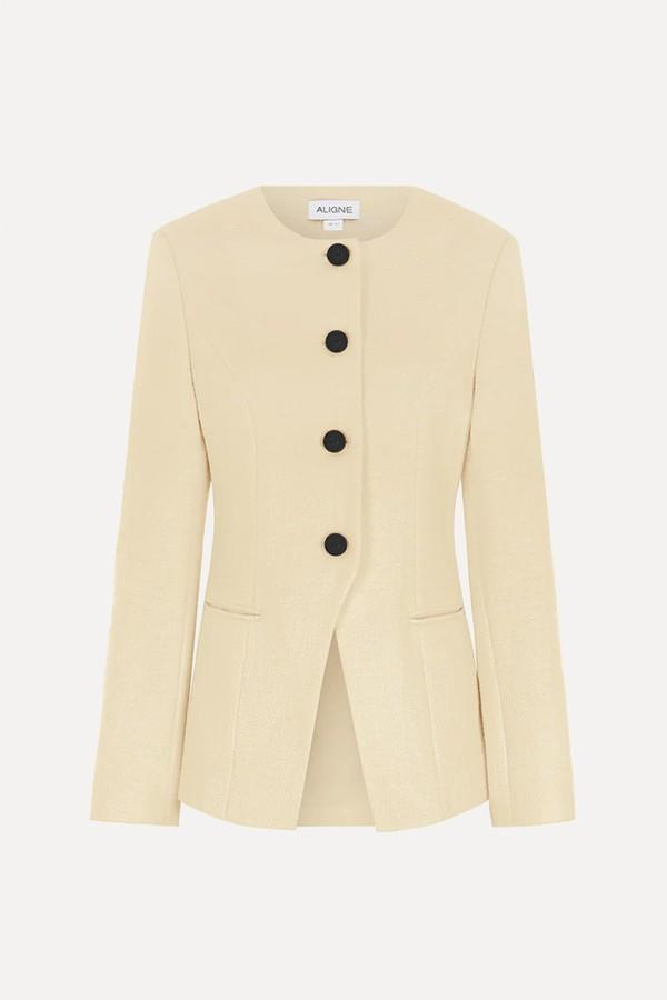 Daphne Waisted Boucle Blazer from Aligne