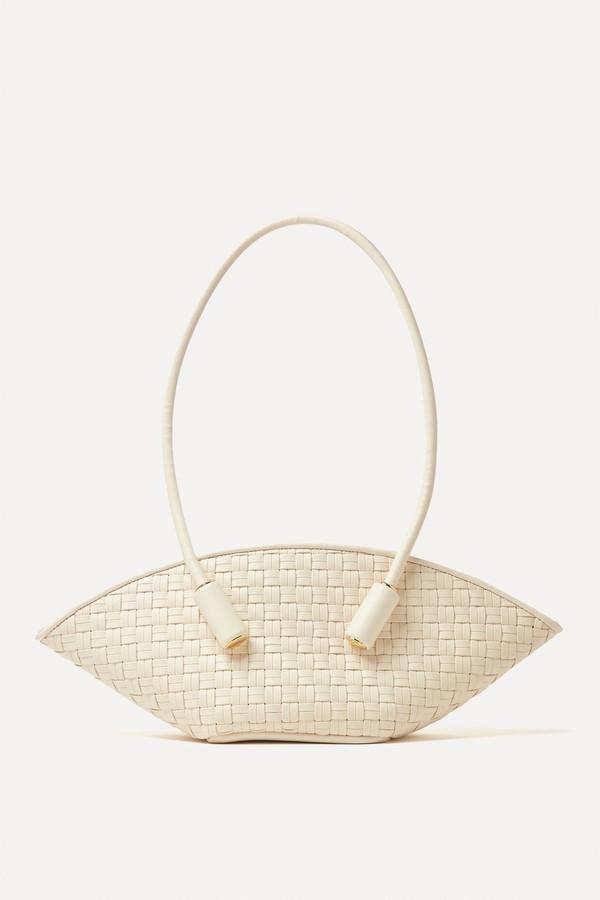 Olimpia Woven Basket Bag from   THEMOIRè