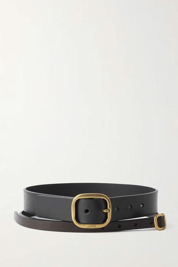 Layered Leather Belt from Loewe