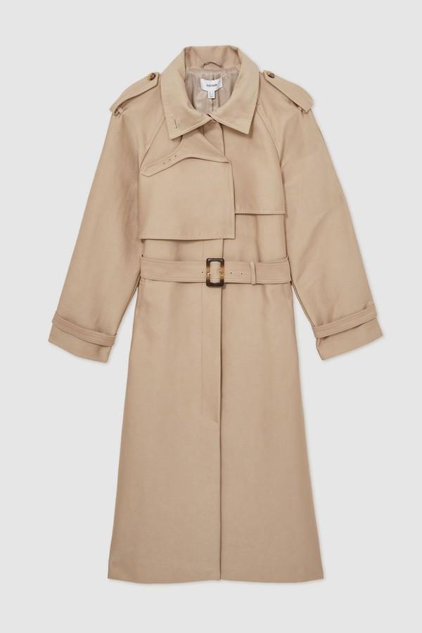 Gabardine Trench Coat from Reiss