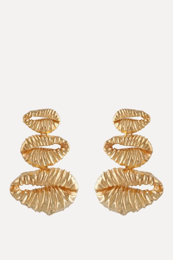 Dangling Seashell Earrings