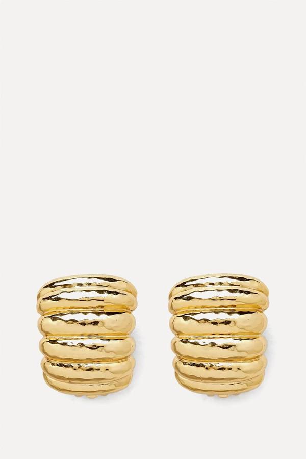 Ribbed Clip Earrings from VALÉRE