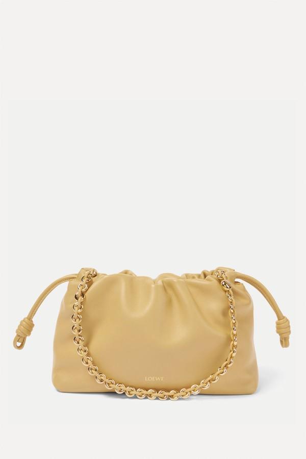 Flamenco Medium Leather Clutch from Loewe