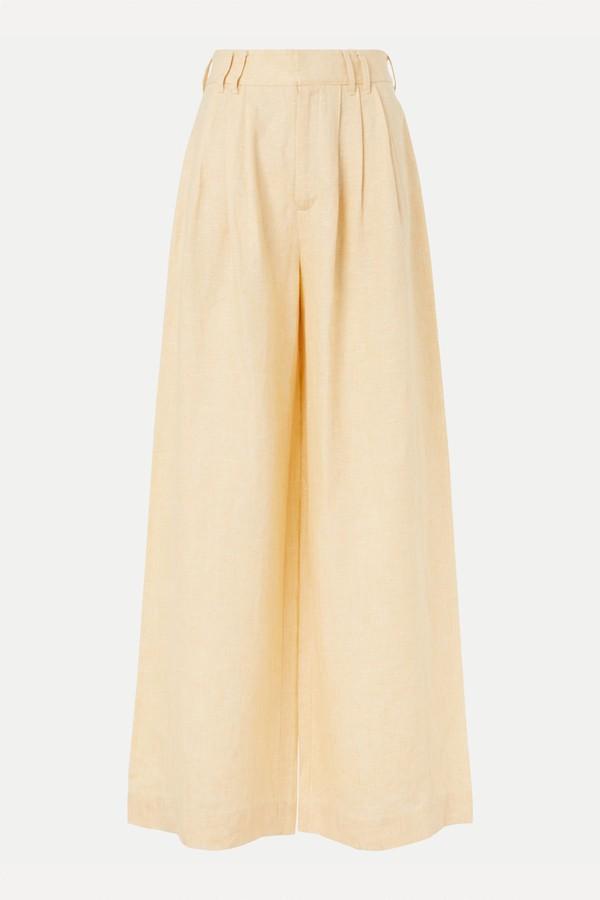 Parker High-Rise Wide-Leg Pants from Posse