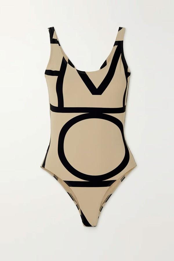 Printed Recycled Swimsuit from Toteme