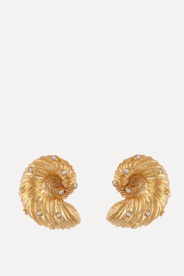 Seashell Stud Earrings