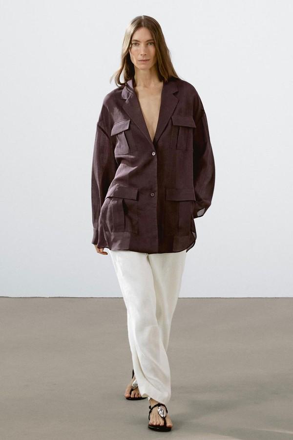 Flowing Shirt With Pocket Details